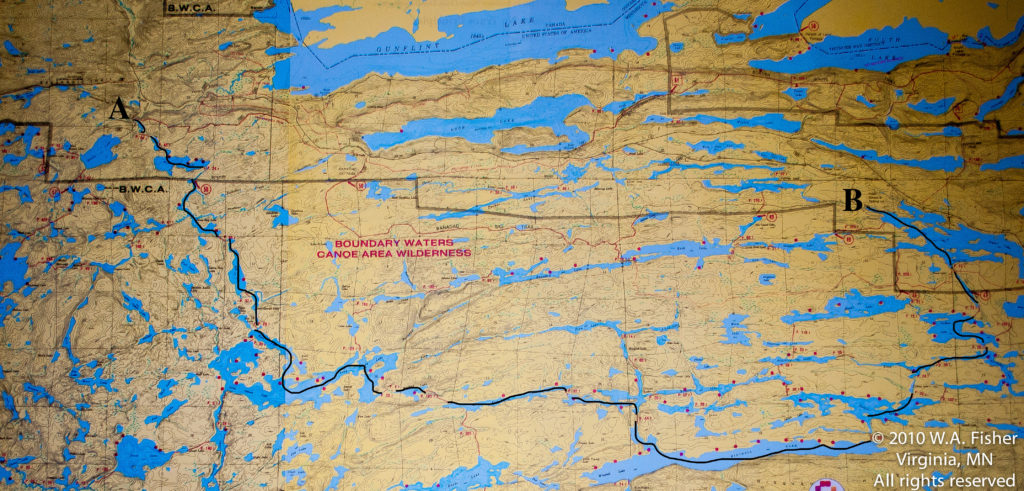 BWCA Routes, Cross Bay-Poplar Route