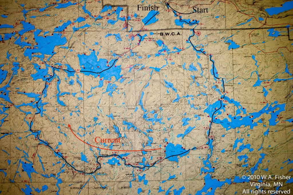 BWCA Routes, Frost River Route