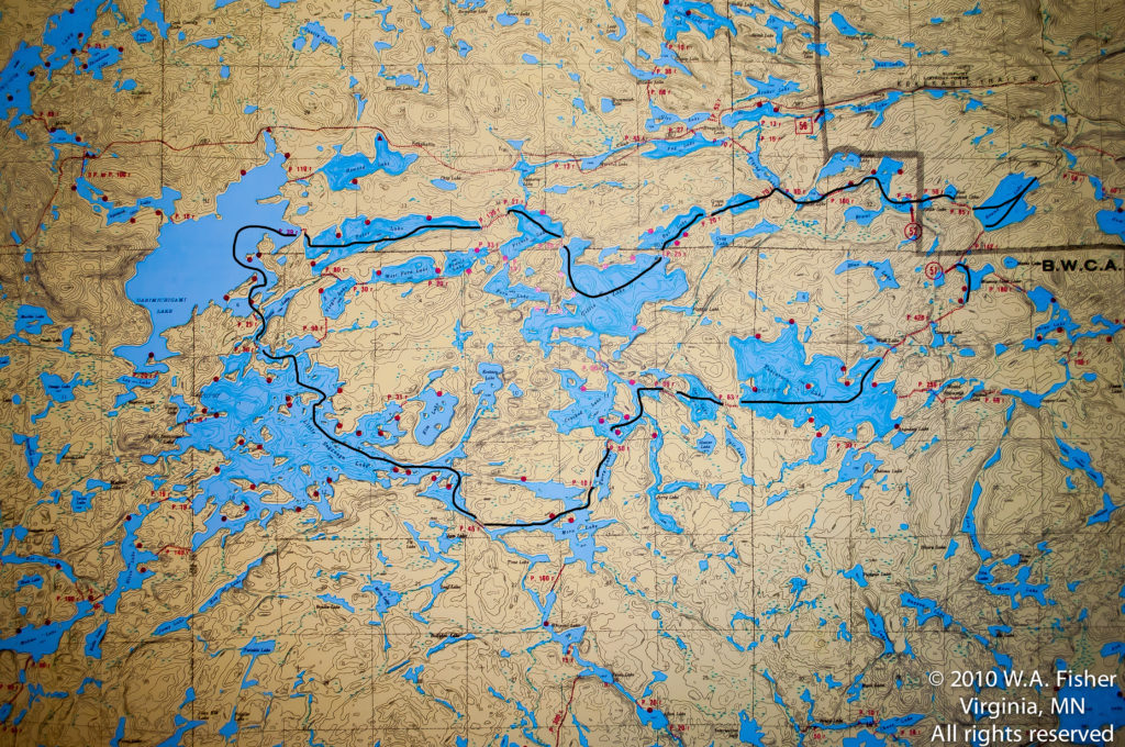 BWCA Routes, Little Saganaga Route