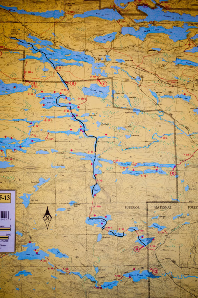 BWCA Routes, Poplar-Ram Route