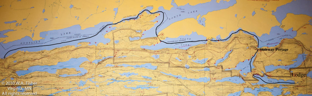 BWCA Routes, West Bearskin Border Route