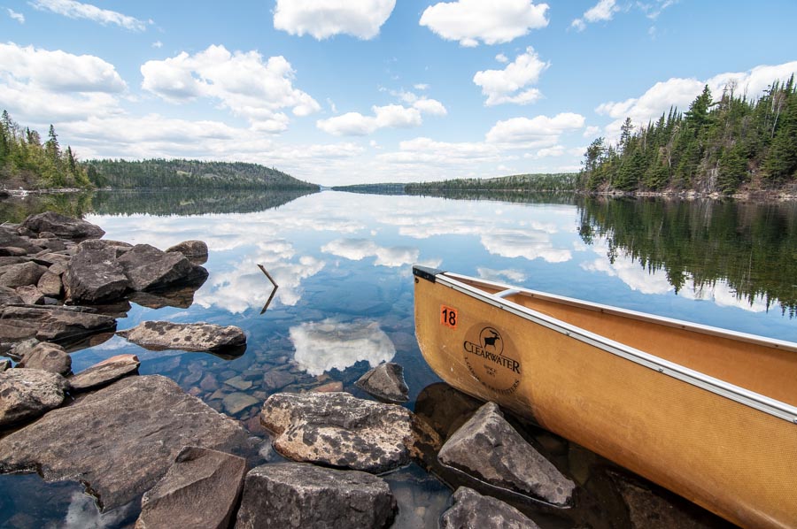 Canoe In Water